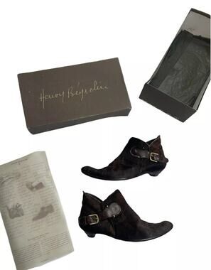 henry beguelin Buckle Ankle Boots Booties Size 37.5